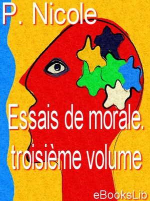 cover image of Essais de morale. Troisième volume